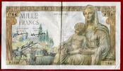 Frankreich France 1 Dollar National Currency 20. 8. 1942 Déesse Déméter Type -