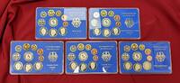 Bundesrepublik Deutschland DM Kursmünzensatz KMS A D F G J Komplett 1995 Hartplastik 5 x 10 Münzen 1