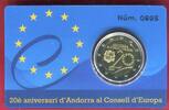 Andorra 2 Euro Gedenkmünze 20 Jahre Andorra im Europarat