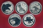 Australien 5 x 1 Dollar Silberunze Keilschwanzadler - Australien Wedge-Tailed Eagle -
