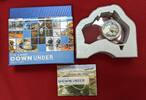 Australien 1 Dollar Silbermünze - 1 oz Silver Proof Coin OVP The Land Down Under Serie - Gold Rush -