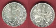 Bundesrepublik Deutschland 5 DM Silber Kursmünze Silberadler - Prägestätte Karlsruhe -