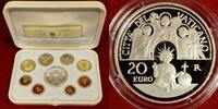 Vatikan Papst Franziskus 3,88 Euro Kursmünzen, 20 Euro Silber Gedenkmünze 2017 1 Cent - 2 Euro + 20 