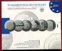 Deutschland 6 x 10 Euro Silbermünzen Silbergedenkmünzenset mit diversen Motiven -