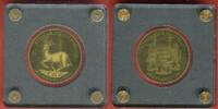 Tschad Tchad 5000 Francs CFA Gold Bullion Coins of the World -Springbock- African Springbok -