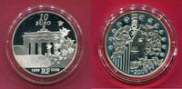 Frankreich 10 Euro Silbermünze Europa - 20 Jahre Mauerfall Berlin -