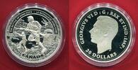 Kanada 20 Dollars Silbermünze 2016 2.Weltkrieg - Schlacht von Hongkong - Battlefront Series PP in Kapsel m. Zertifikat, Box, Umkarton & Karton; O...