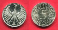 Bundesrepublik Deutschland 5 DM Silber Kursmünze Silberadler - Prägestätte Karlsruhe -