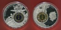 Cook Islands 10 Dollar Silbermünze Windows of History - Grand Central Terminal New York - Tiffany Station Clock -