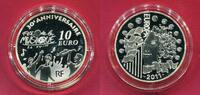 Frankreich 10 Euro Silbermünze 30 Jahre Fete de la Musique -