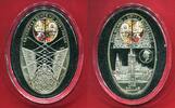 Niue 1 Dollar Neuseeland Silbermünze St. Vitus-Kathedrale - mit Farbapplikation -