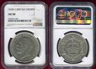 Großbritannien /Great Britain 1 Crown George V. - Wreath Crown - Low Mintage -