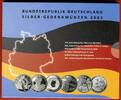 Bundesrepublik Deutschland, Germany FRG 6 x 10 Euro Bundesrepublik Deutschland Silber-Gedenkmünzen 2003 Spiegelglanz OVP