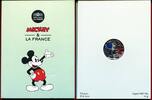 Frankreich 50 Euro Silbermünze 2018 Mickey Mouse (mit Farbapplikation) Stempelglanz im Folder, OVP