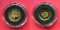 Palau 1 Dollar Gold FIFA-Fußball Weltmeisterschaft 2010 Südafrika -
