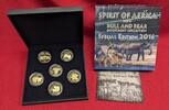 Republique du Burkina Faso 5 x 1000 Francs CFA + 1 Medaille Elephants Spirit of Africa Meets Bull and Bear Special Edition - 6 x 1 oz Feinsilber -