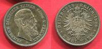 Deutschland Germany Kaiserreich Preußen 2 Mark Kaiser Friedrich III. Dreikaiserjahr Year of the three Emperors -