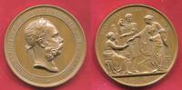 Österreich Austria Große Bronzemedaille 1873 Weltausstellung Wien Dem Verdienste Franz Joseph I. Erh