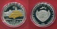 Republic of Palau 5 Dollar Silbermünze Messerschmitt KR 175 - 125 Years of Automobile -