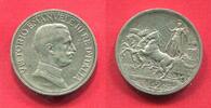 Italy Italien 2 Lire Kursmünze Vittorio Emanuele III. -