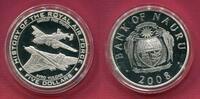 Nauru 5 Dollars Silbermünze Halifax & Vulcan -