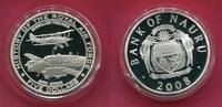 Nauru 5 Dollars Silbermünze Tiger Moth & Avro Anson -