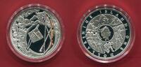 Niue 1 Dollar Silbermünze mit Farbauflage Bogen - Die Großen Errungschaften der Menschheit -