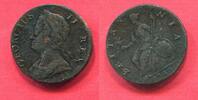 Great Britain England Großbritannien 1/2 Penny Georg II. Kursmünze -