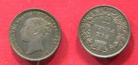 Great Britain England Großbritannien 6 Pence sixpence Queen Victoria 1. Portrait 2. type -