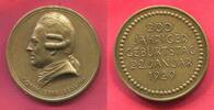 Deutschland Weimarer Republik Germany Bronzemedaille 200. Geburtstag von Gotthold Ephraim Lessing von Hörnlein Glatter Rand Sig FH -