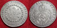 Brasilien Brazil Kaiserreich Empire 960 Reis Pataco Date not readable Mintmar Kaiser Peter Pedro I. (1823 - 1831) Rio de Janeiro Überprägung gute...