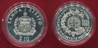 Western West Samoa 10 Tala 40 Anniversary Elizabeth II. Piedfort Variety Low mintage only 750 -