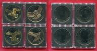 Kanada Canada 4 x 5 Dollar Silber Unzen Ounces Golden Enigma - Edition Black Ruthenium & 24 kt Gold veredelt Vögel Birds -