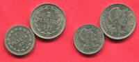 Spanien Spain Euzkadi Baskenland 1 und 2 Pesetas Spanischer Bürgerkrieg Spanish Civil War -