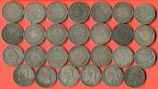 Belgien, Frankreich & Italien 27 x European Crown Size Coins versch. Jahre Konvolut französische und