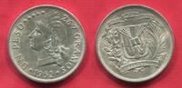 Dominikanische Republik 1 Peso 1952 Circulation Coin prfr. matt winz. kr.