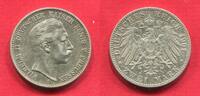 Preußen Deutsches Reich 2 Mark Silbermünze Kaiser Wilhelm II. Kursmünze Circulation Coin -