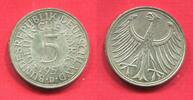 Deutschland, BRD 5 DM Kursmünze Silberadler - Fünf Mark -
