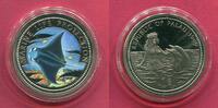 Palau 1 Dollar Cu-Ni-Münze Marine-Life Protection - Rochen (m. Farbapplikation) -