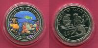 Palau 1 Dollar Cu-Ni-Münze Marine-Life Protection - Feuerfisch (m. Farbapplikation) -