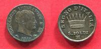 Kingdom of Italy Königreich Italien 5 Soldi Napoleon I. Milano Mailand -