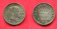 Kingdom of Italy Königreich Italien 5 Soldi Napoleon I. Milano Mailand -