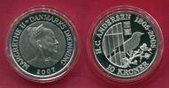 Dänemark 10 Kronen Silbermünze Nachtigall - Hans Christian Andersen (1 oz) -