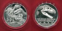 Südafrika 25 Rand Silbermünze Rise of the Dinosaurs - Coelophysis (1 oz) -