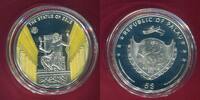 Palau 5 Dollars Silbermünze teilcoloriert 7 Wonders of the World - The Statue of Zeus -