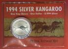 Australien 1 Dollar Silber 1 Unze Känguruh - Kangaroo - Nugget Serie -