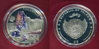 Palau 5 Dollars Silbermünze teilcoloriert World of Wonders - Volubilis -