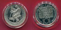 Italien 10 Euro Silbermünze 100 Jahre Scula dell' Arte della Medaglia -