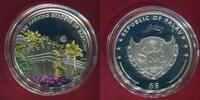 Palau 5 Dollars Silbermünze teilcoloriert Antique 7 Wonders of the World - The Hanging Gardens of Babylon -
