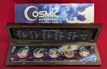 China, Großbritannien, Mexiko, Südafrika, USA 5 x 1 Unze Silber - mit eingearbeiteten Meteoriten Cosmic Investment Collection - aufwendig dekorierte Silbermünzen -